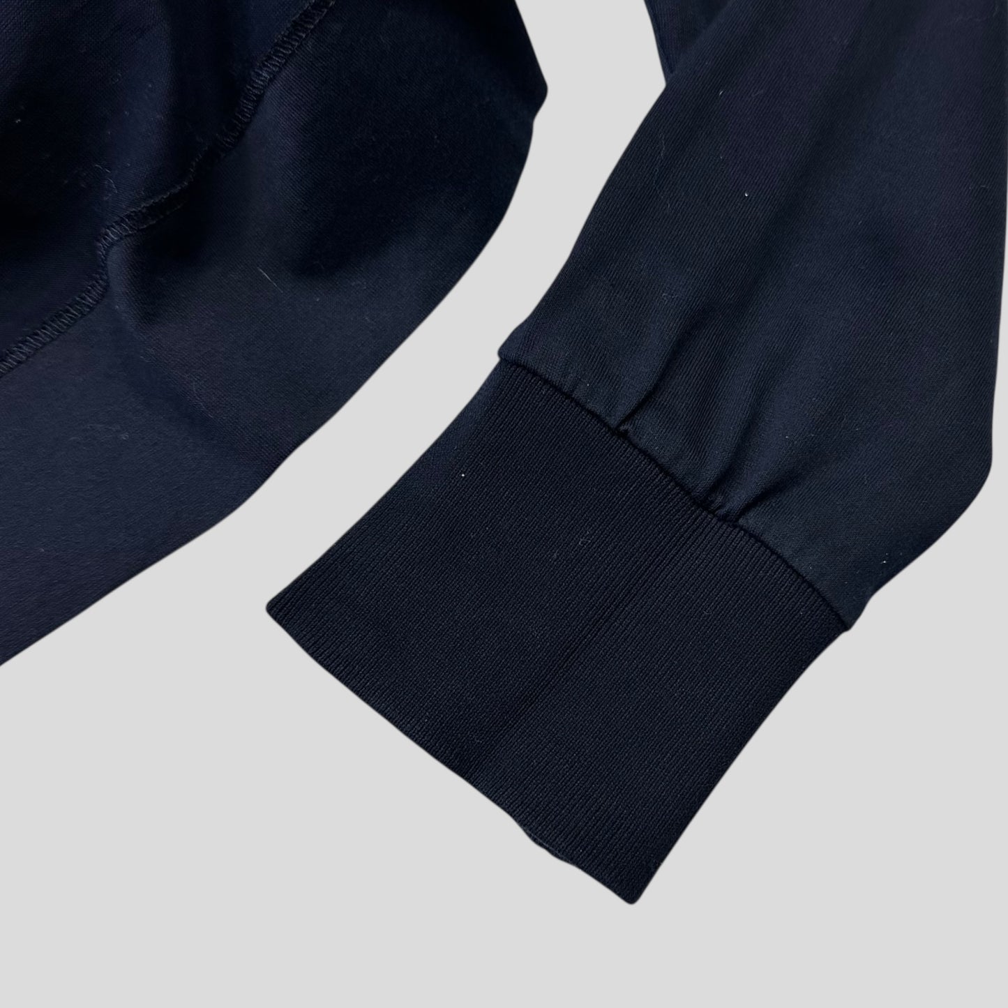 Prada 2018 Rubber Triangle Logo Mock Neck Light Jumper - S