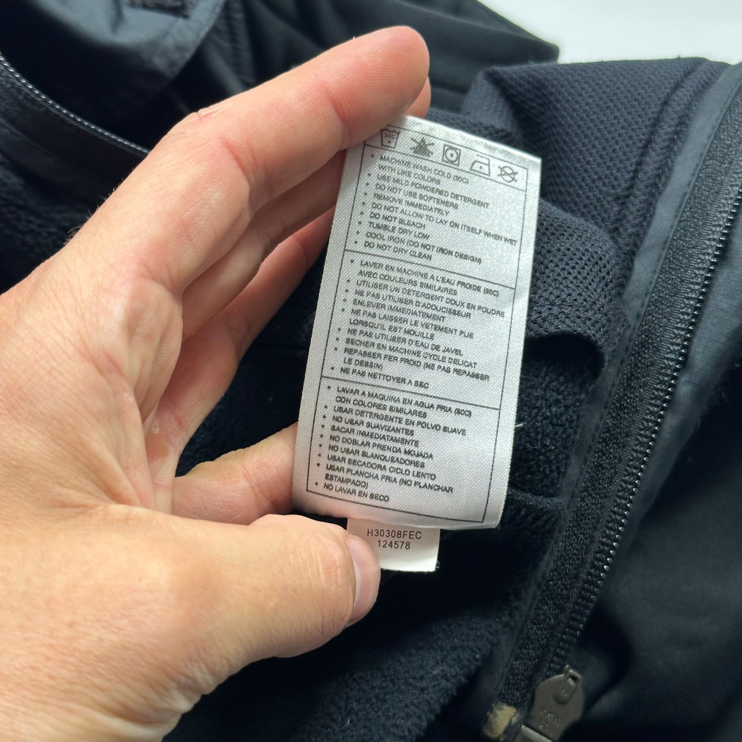 Nike 2002 Nylon Panelled Technical Soft Shell Jacket - L