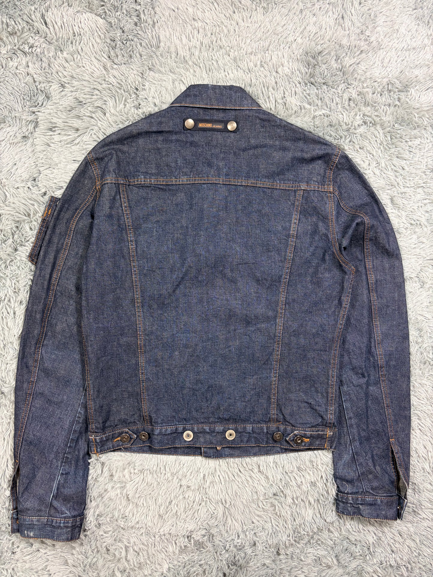 Moschino Jeans 00’s Modular Pocket System Denim Jacket - S/M