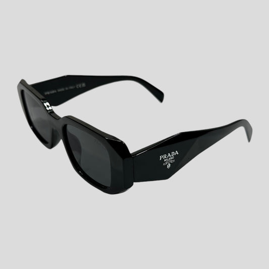 Prada Milano Square Frame Logo Sunglasses