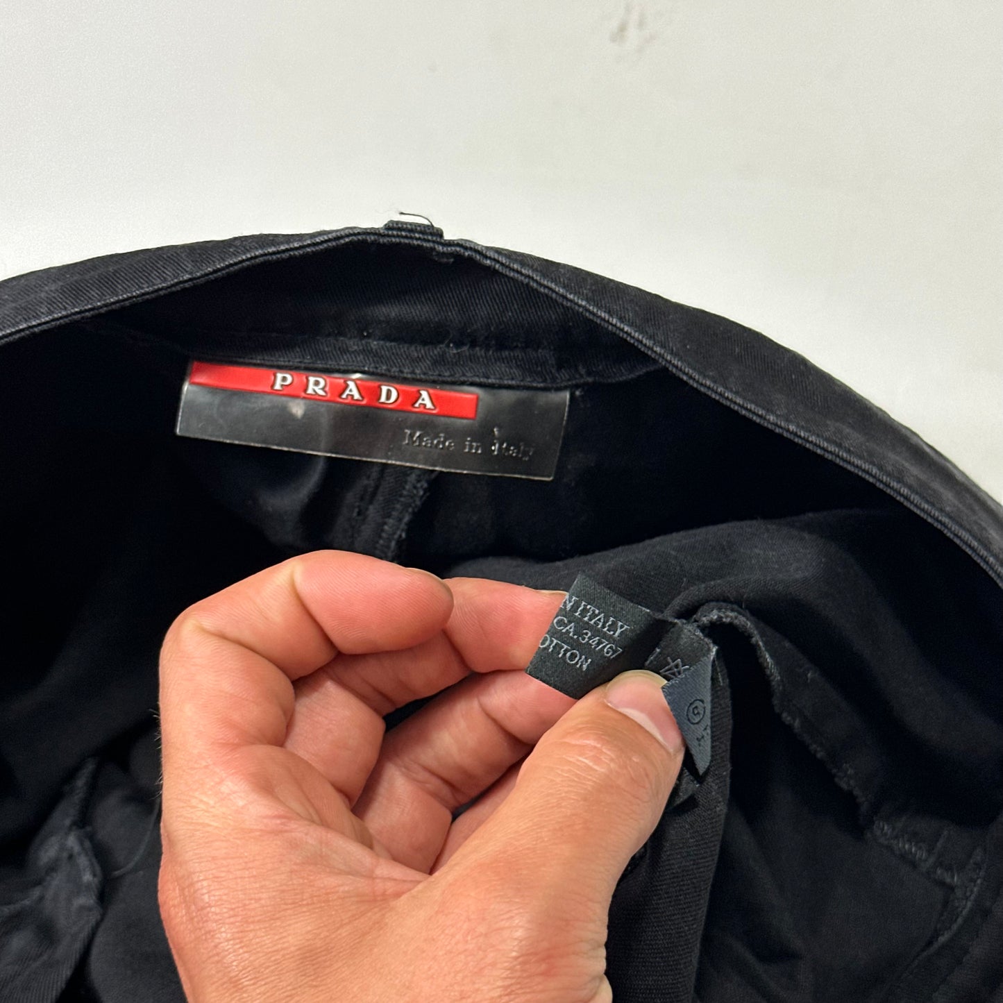 Prada Sport 1999 Baggy Carpenter Velcro Fly Trousers - IT52