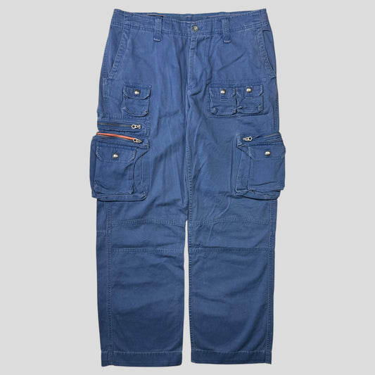 Polo 90’s Ralph Lauren Washed Multipocket Cargo Trousers - 34-36