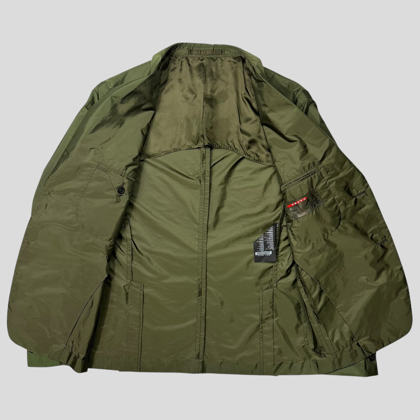 Prada Sport 2014 Nylon PU Shimmer Blazer Jacket - IT52 (M/L)