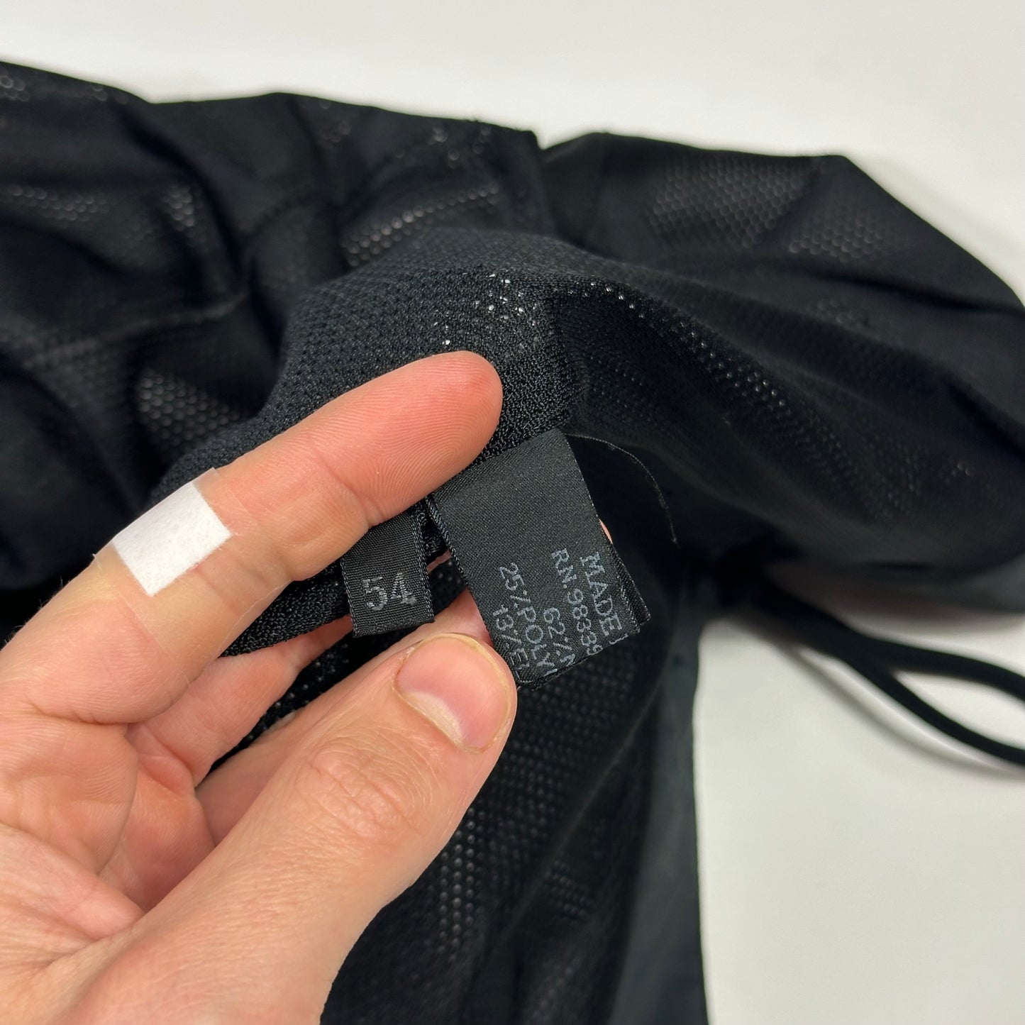 Prada Sport FW99 Textured Nylon Shimmer Baggy Mesh Trousers -IT54