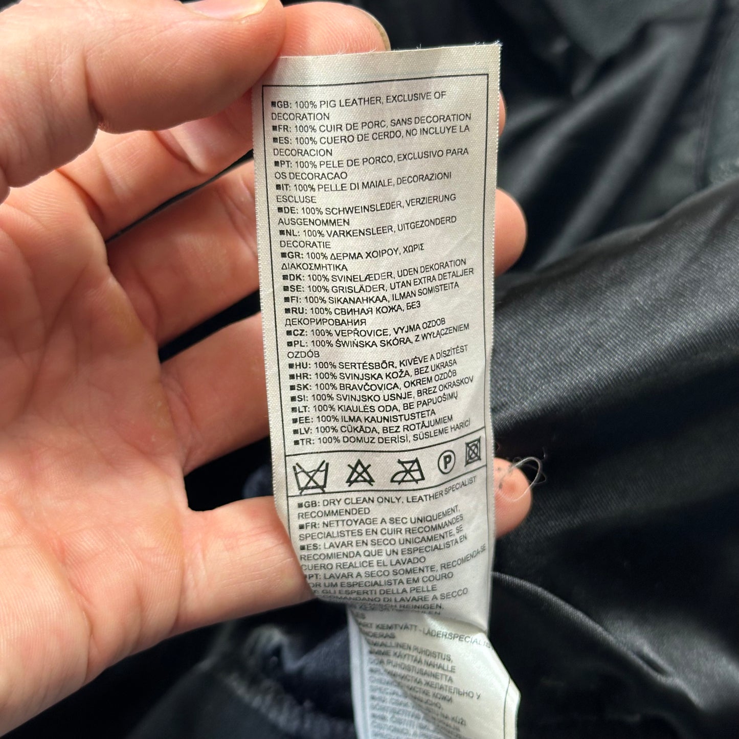 Nike 2007 Tony Spackman Leather Boxy Bomber Jacket - S