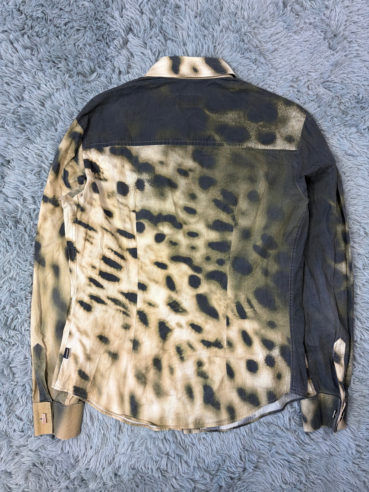 Just Cavalli 00’s Split Gradient Leopard Print Shirt - IT50