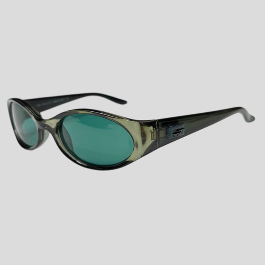 Gucci by Tom Ford 1997 Khaki Green Lens Oval Sunglasses