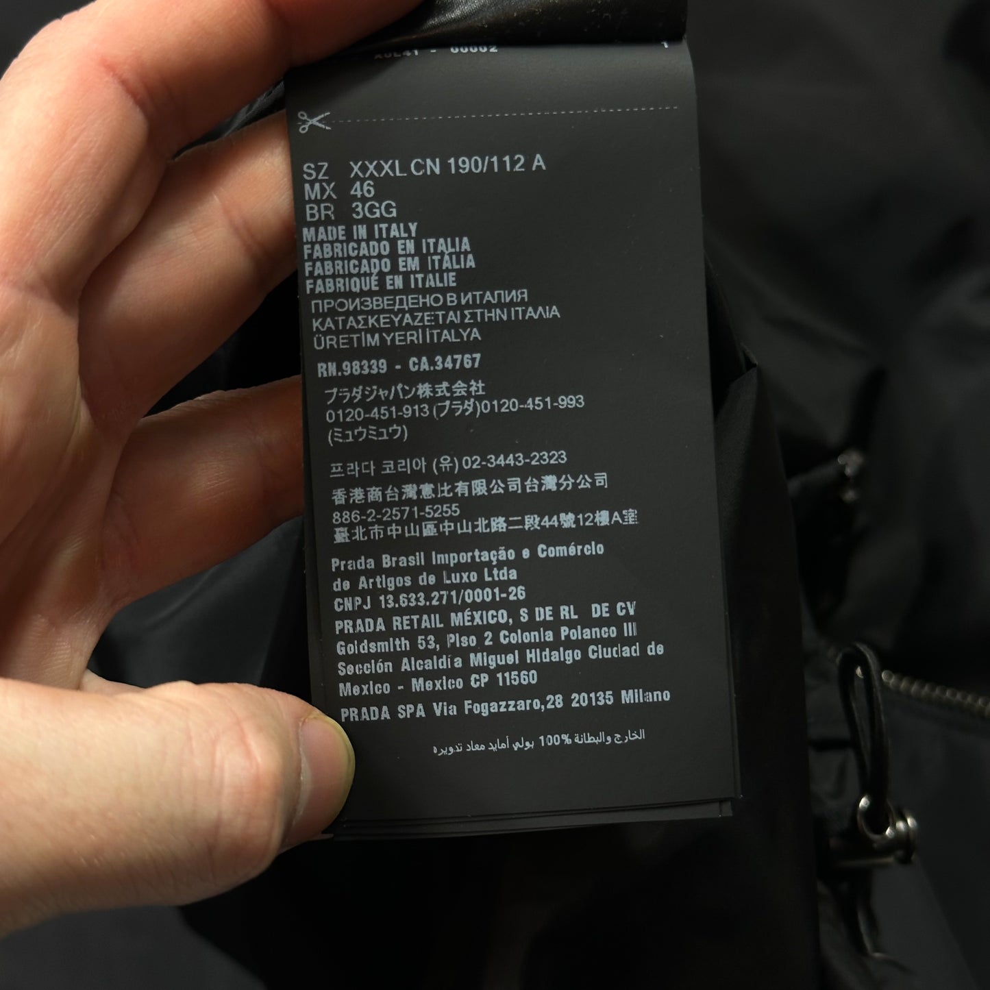 Prada Milano 2024 Triangle Badge Re-Nylon Anorak Windbreaker Jacket - XXXL