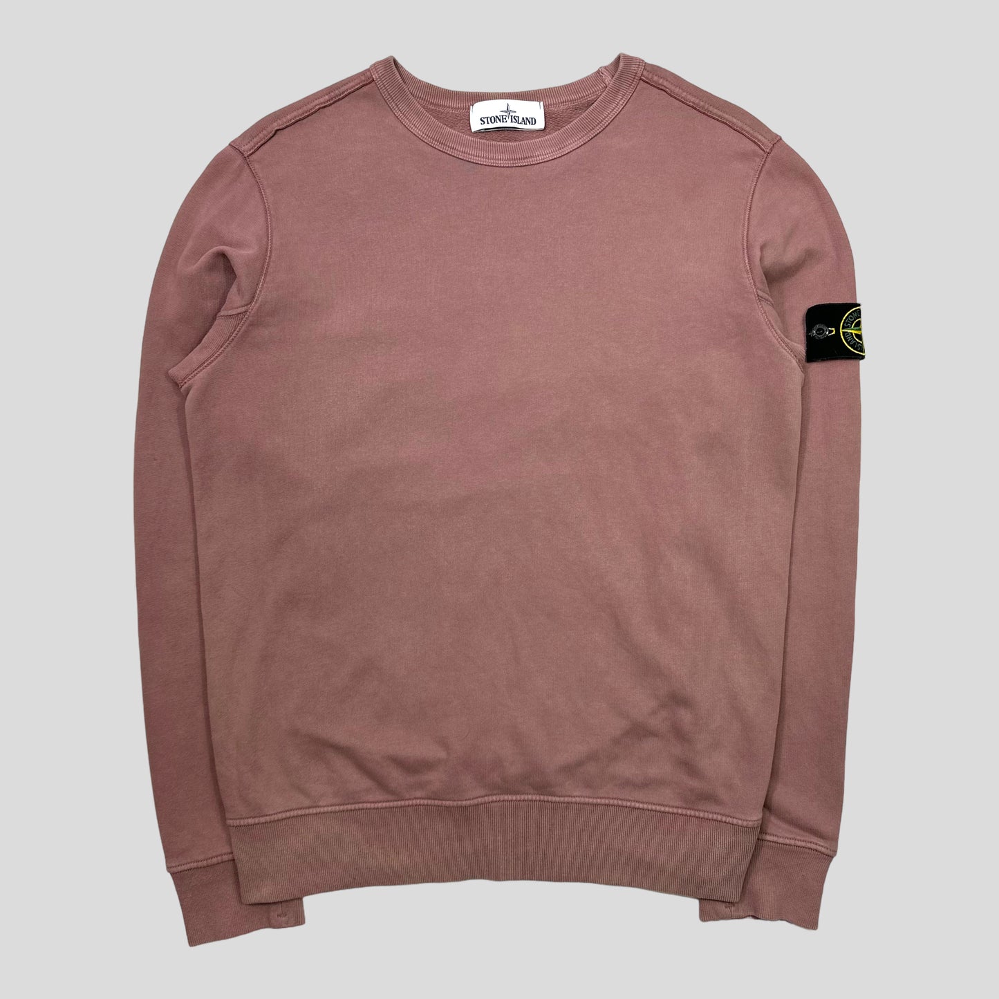 Stone Island Dusty Pink Crewneck - M