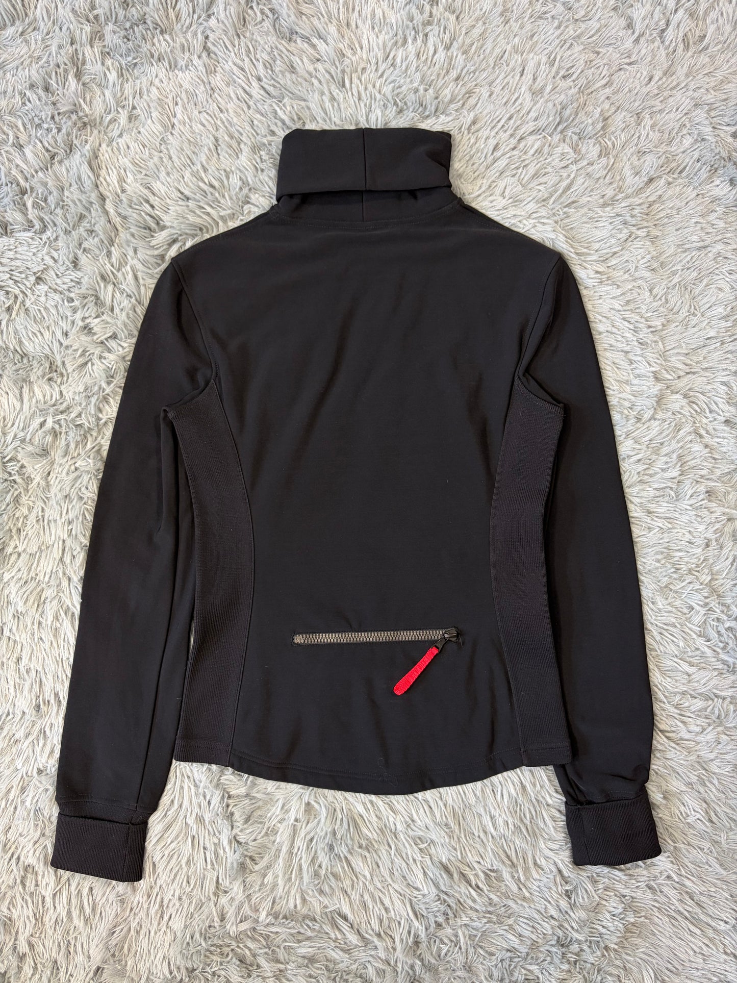 Prada Sport AW00 Nylon Stretch Contrast Seam Stash Pullover - XS/S