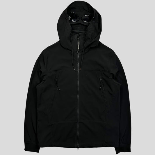 CP Company 2021 Black Soft Shell Goggle Jacket - IT52 (L)