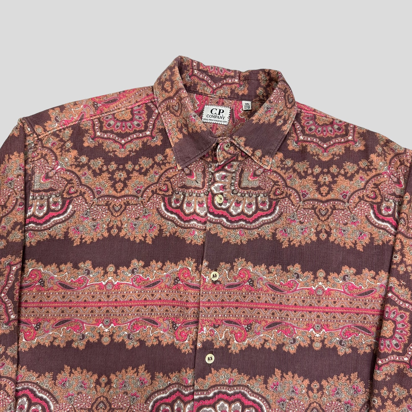 CP Company 80’s Ideas by Massimo Osti Corduroy Paisley Shirt - S/M