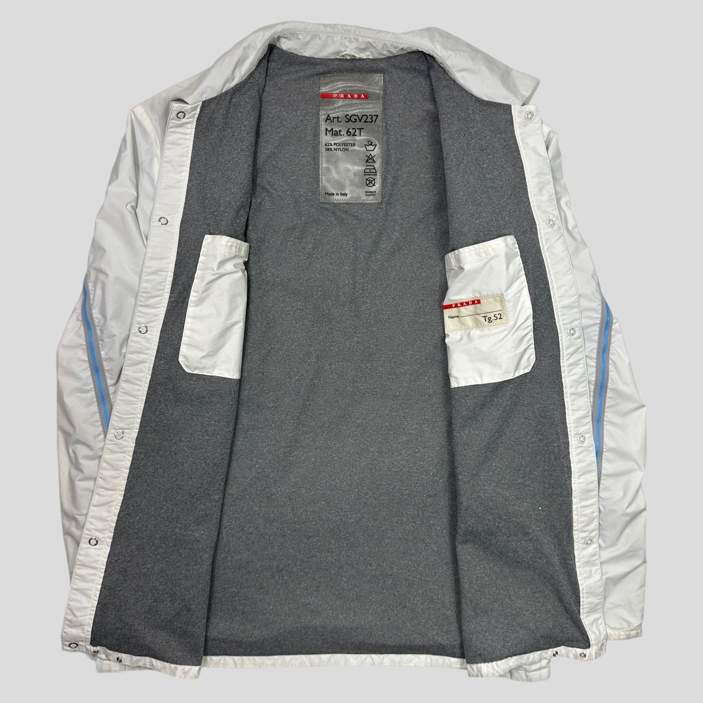 Prada Sport SS00 Gel Seam Nylon Jacket - IT52 (XL)