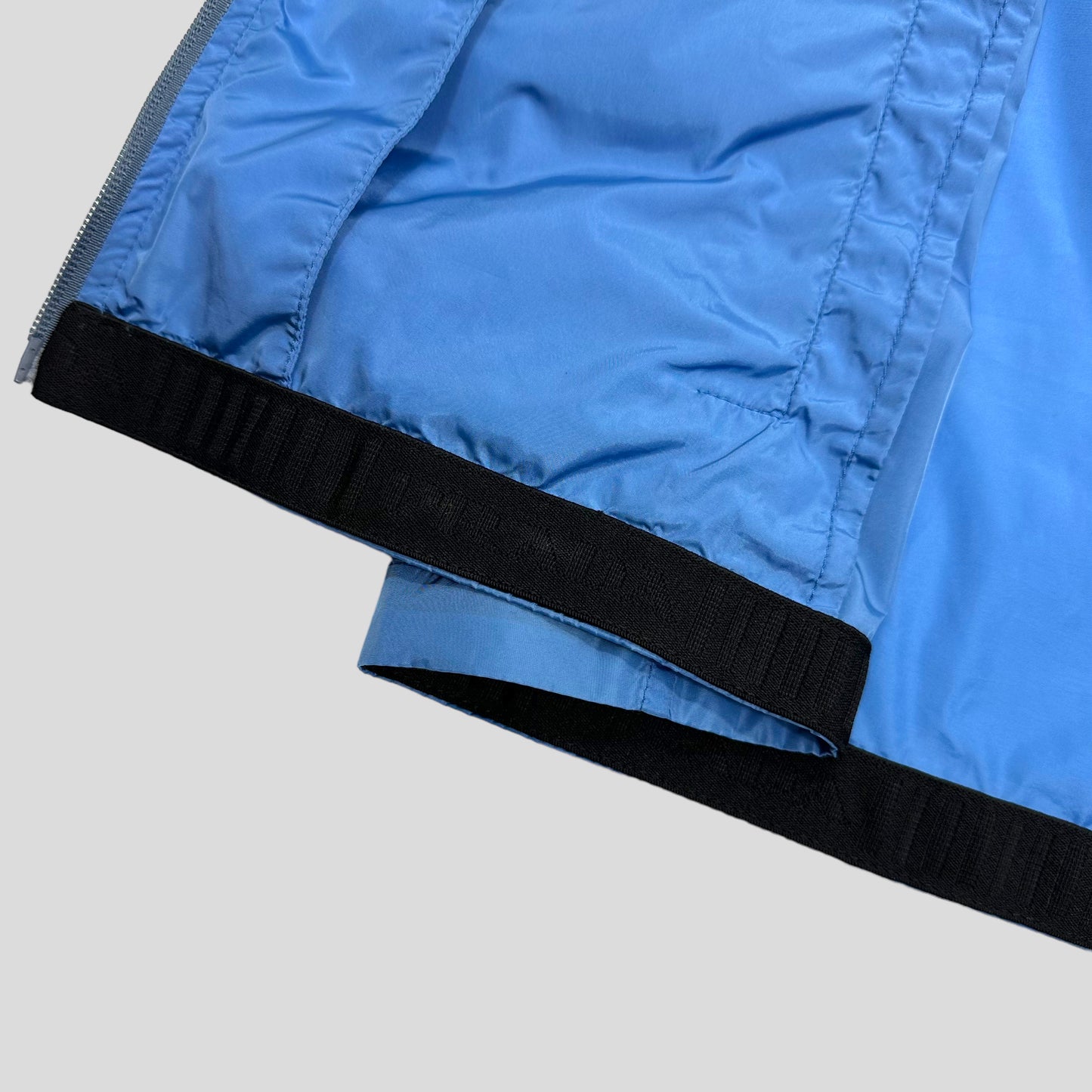 Prada Sport 2011 Powder Blue Nylon Windbreaker Gilet - IT48