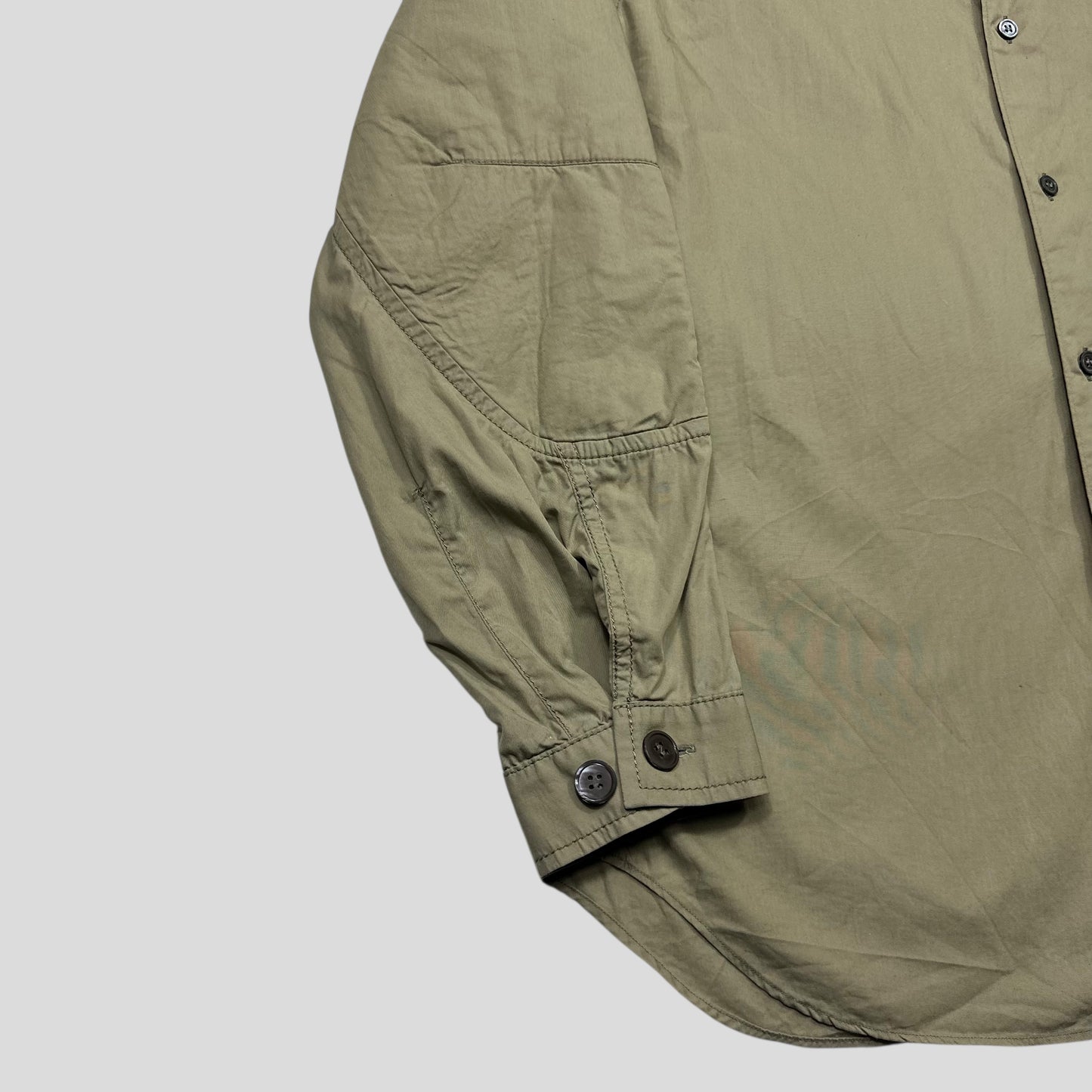 Comme Des Garçons SHIRT 00’s Moto Detailed Elbow Pad Shirt - S/M