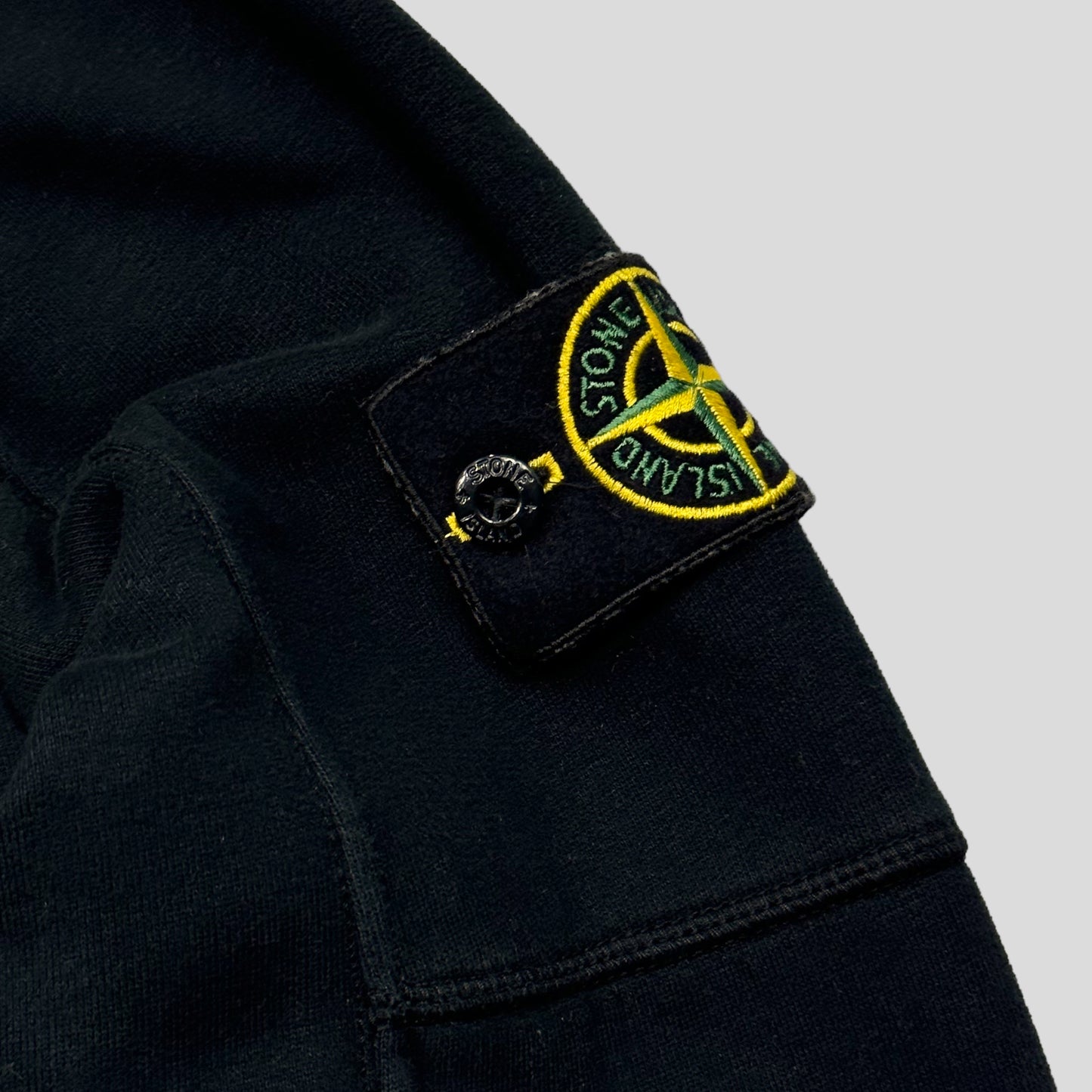 Stone Island SS15 Embroidered Spellout Panelled Crewneck - M/L