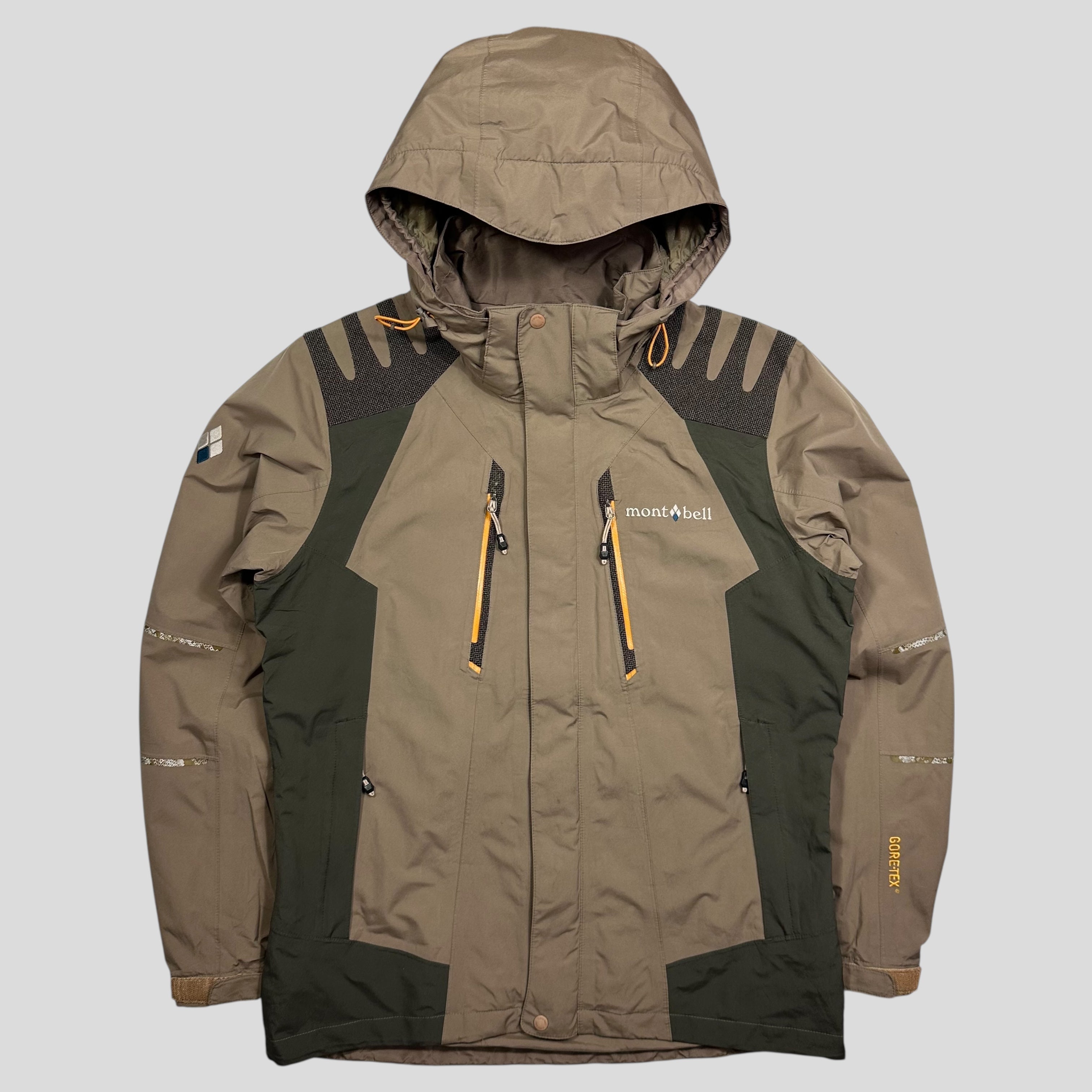 ジャケット・アウター montbell GORE-TEX shell jacket brown Montbell GORE-TEX shell jacket, brown