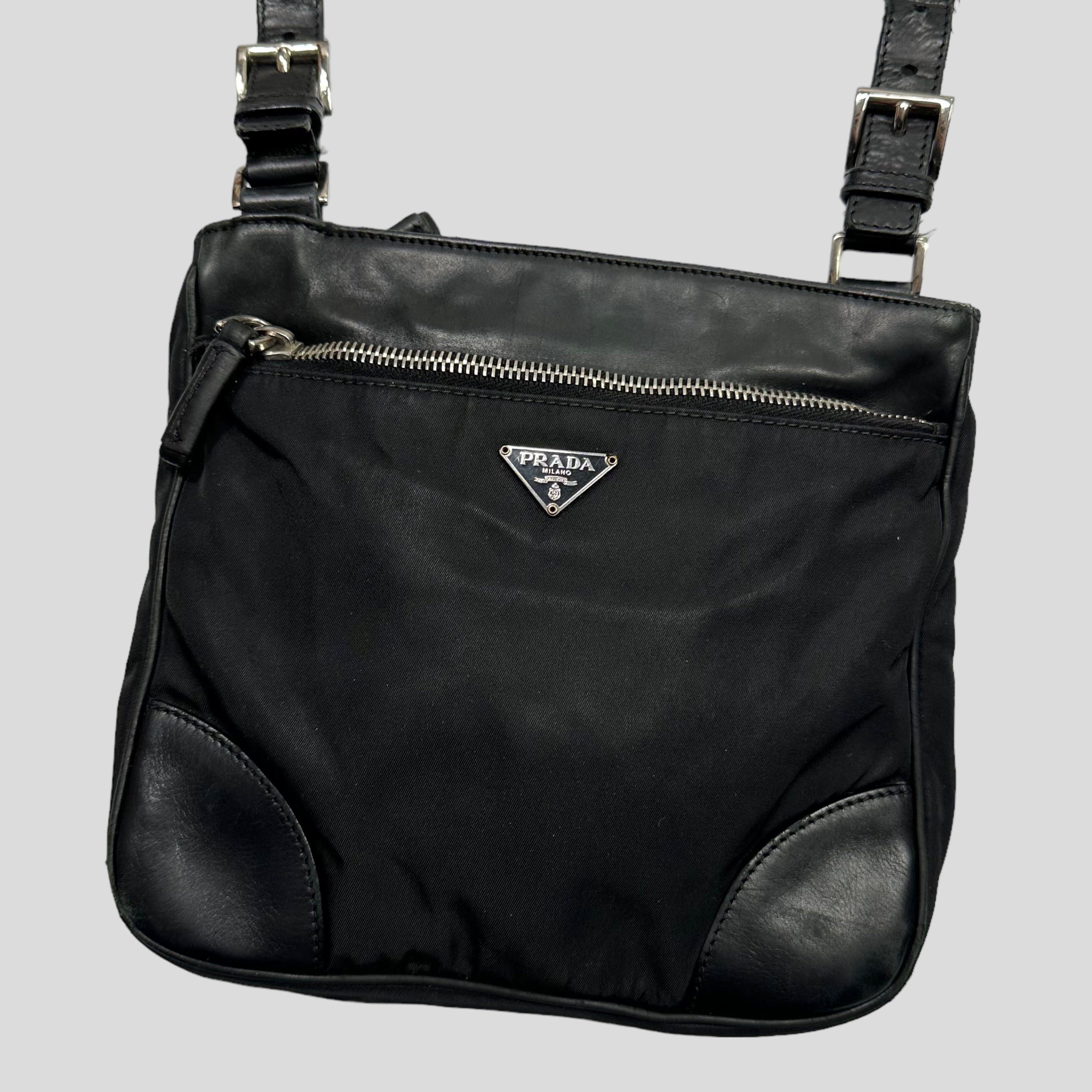 Prada small nylon crossbody bag hot sale