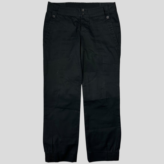 Gucci by Tom Ford 2002 Panelled Black Smart Trousers - IT40