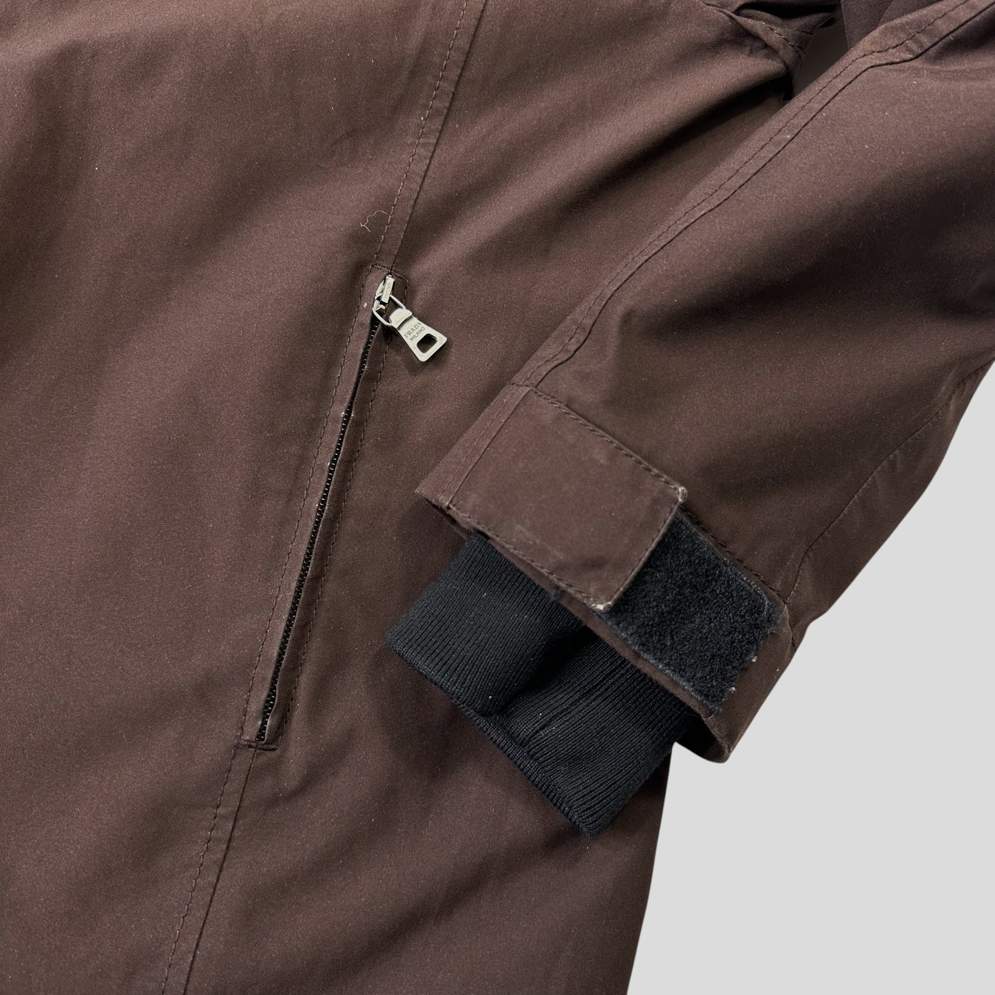 Prada Sport 2002 3 in 1 Brown Ventilated Goretex Technical Jacket - IT46