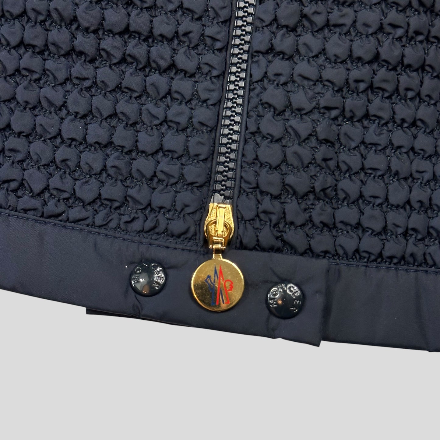 Moncler Marguerite 3D Bubble Wrap Quilted Biker Jacket - 1 (UK8)