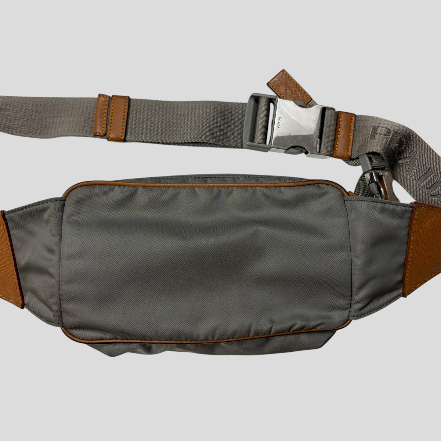 Prada 2018 Tessuto Montagna Nylon + Leather Utility Belt Bag
