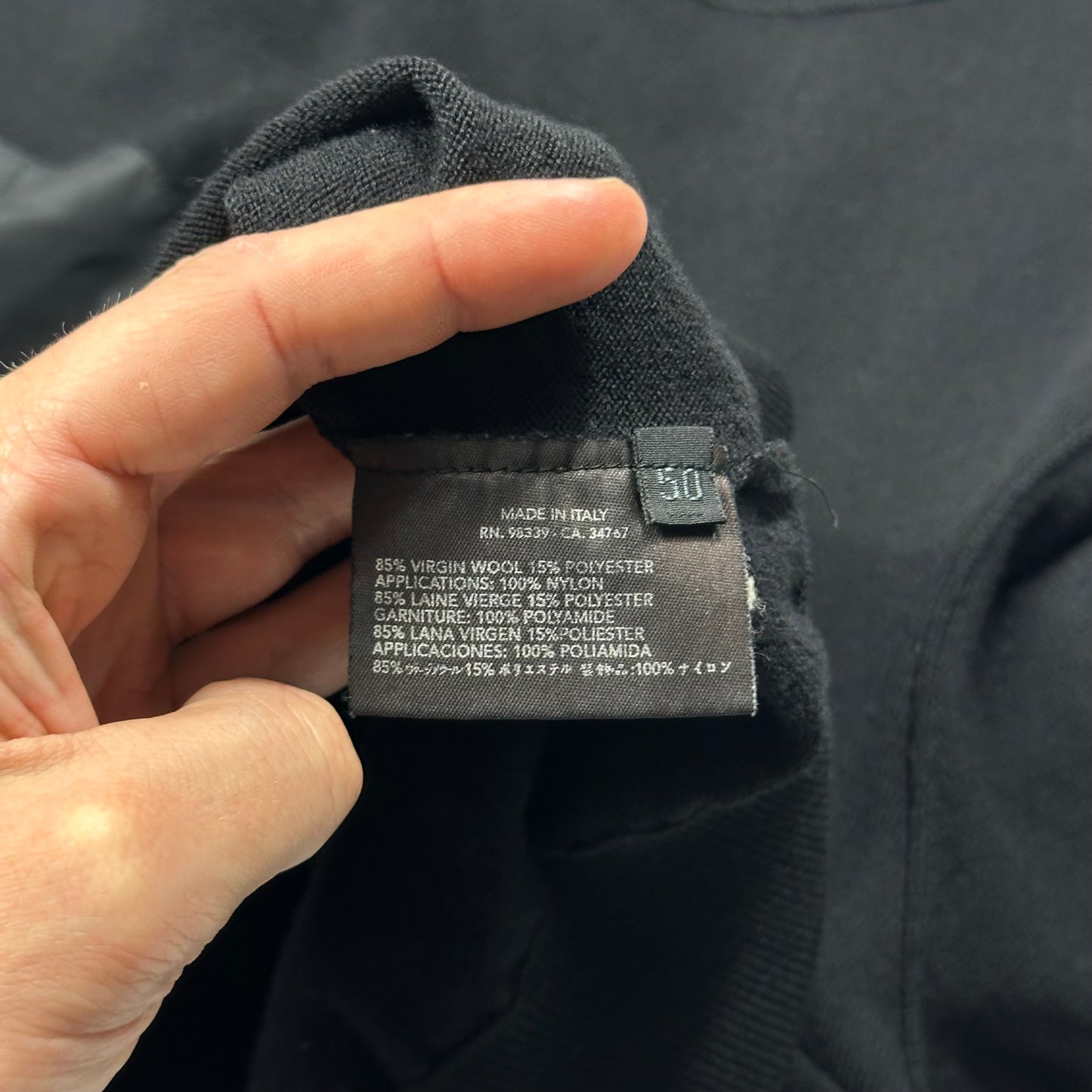 Prada Sport AW00 Nylon Pocket Panelled Technical Turtleneck - IT50 (M)