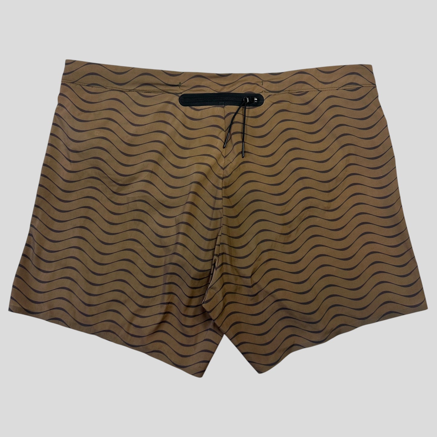 CP Company 2010 Wave Print Nylon Stash Pocket Swim Shorts - M/L
