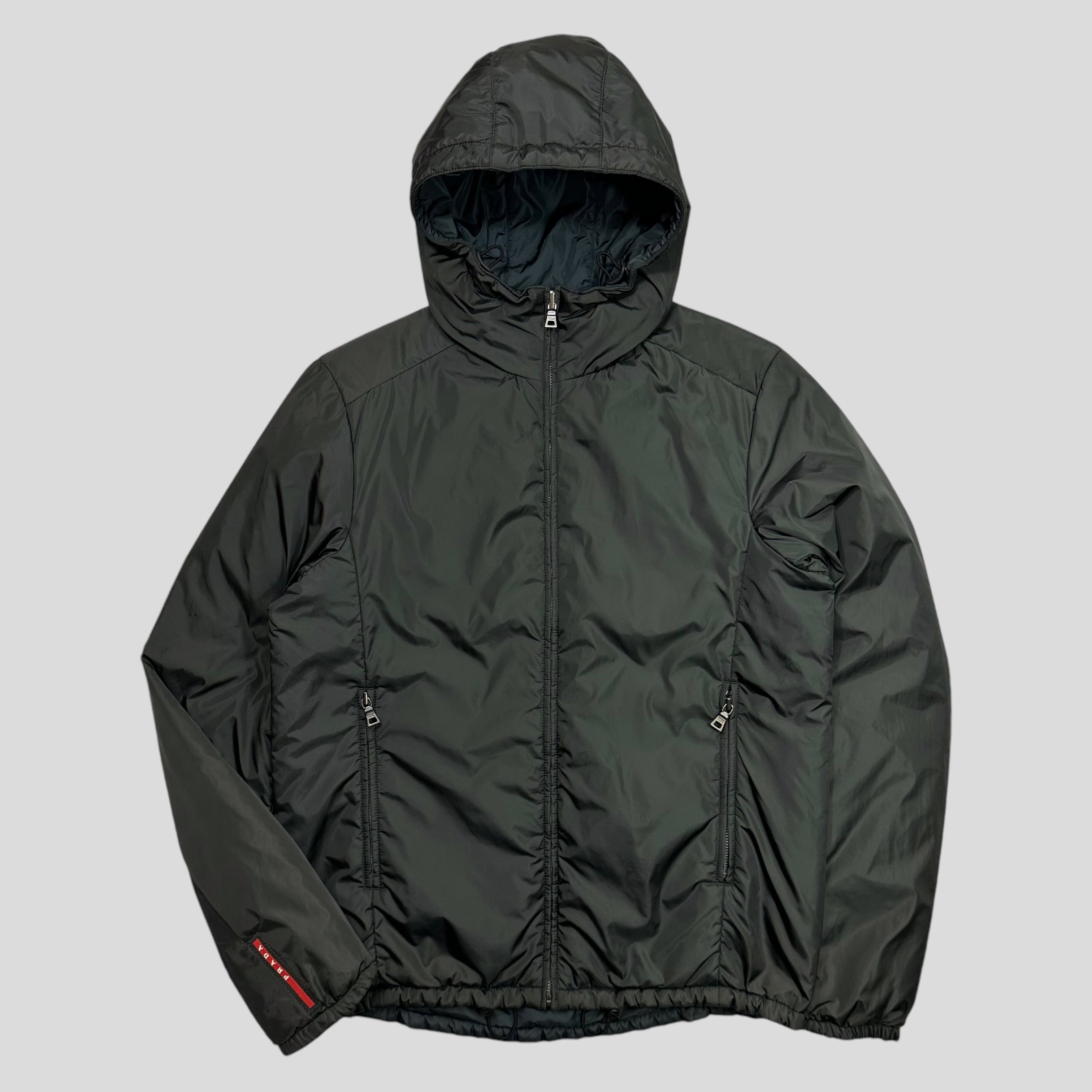 Prada padded nylon jacket best sale