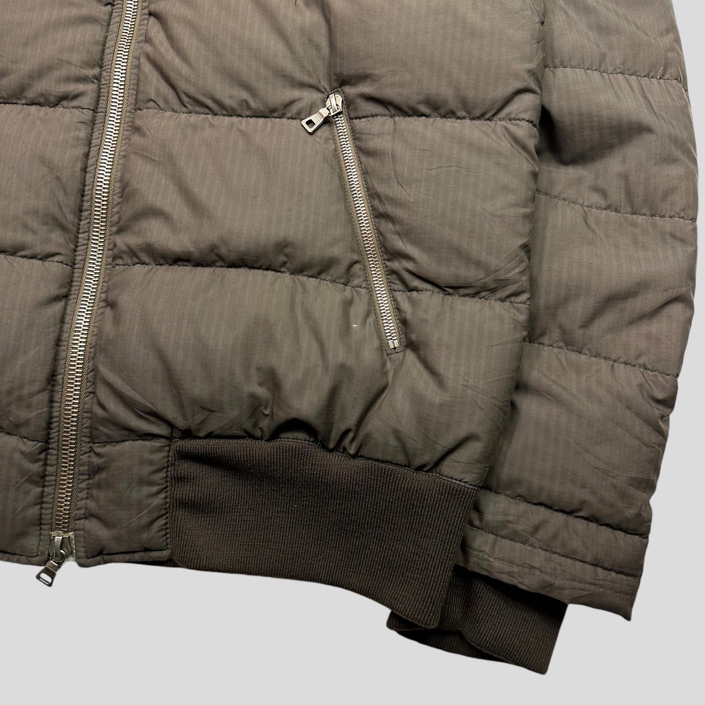 Prada Sport 00’s Ripstop Pinstripe Nylon Technical Down Puffer - IT52 (L)