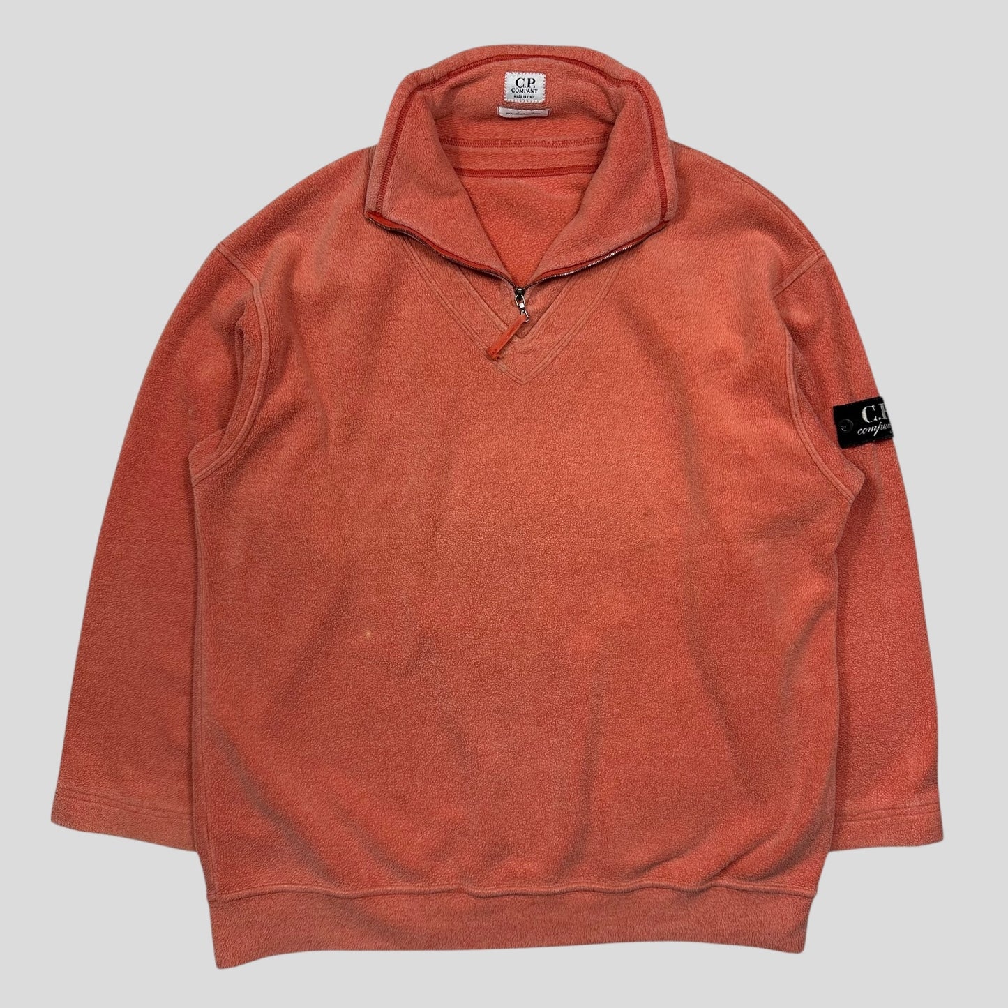CP Company 90’s Towelled Fleece High Neck Badged Knit - S/M
