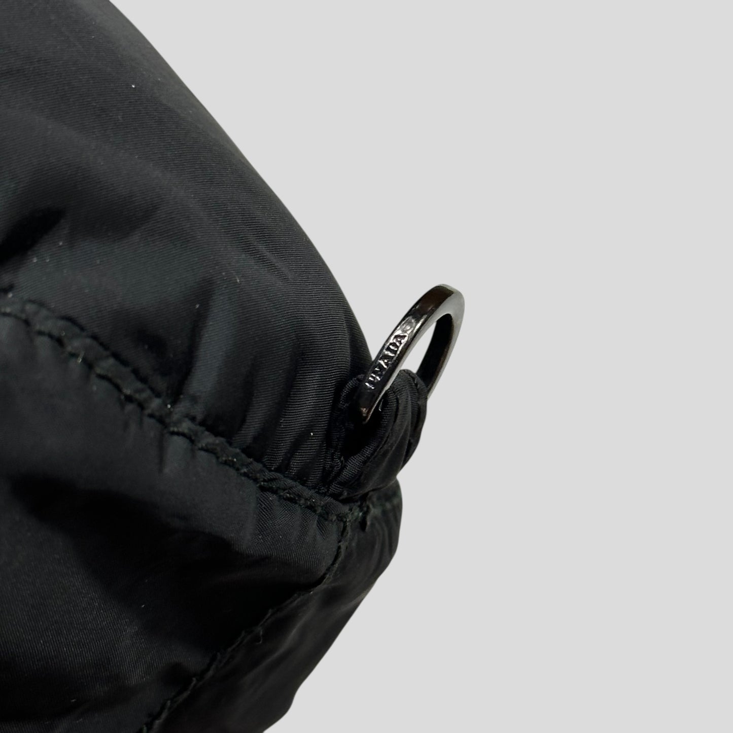 Prada Sport 00’s Nylon Fleece Dog Ear Bucket Hat - M/L