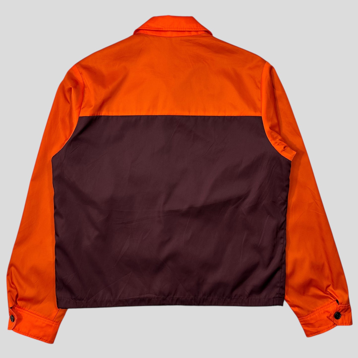 Prada 2018 Orange & Plum Gabardine Nylon Work Jacket - IT52 (L)