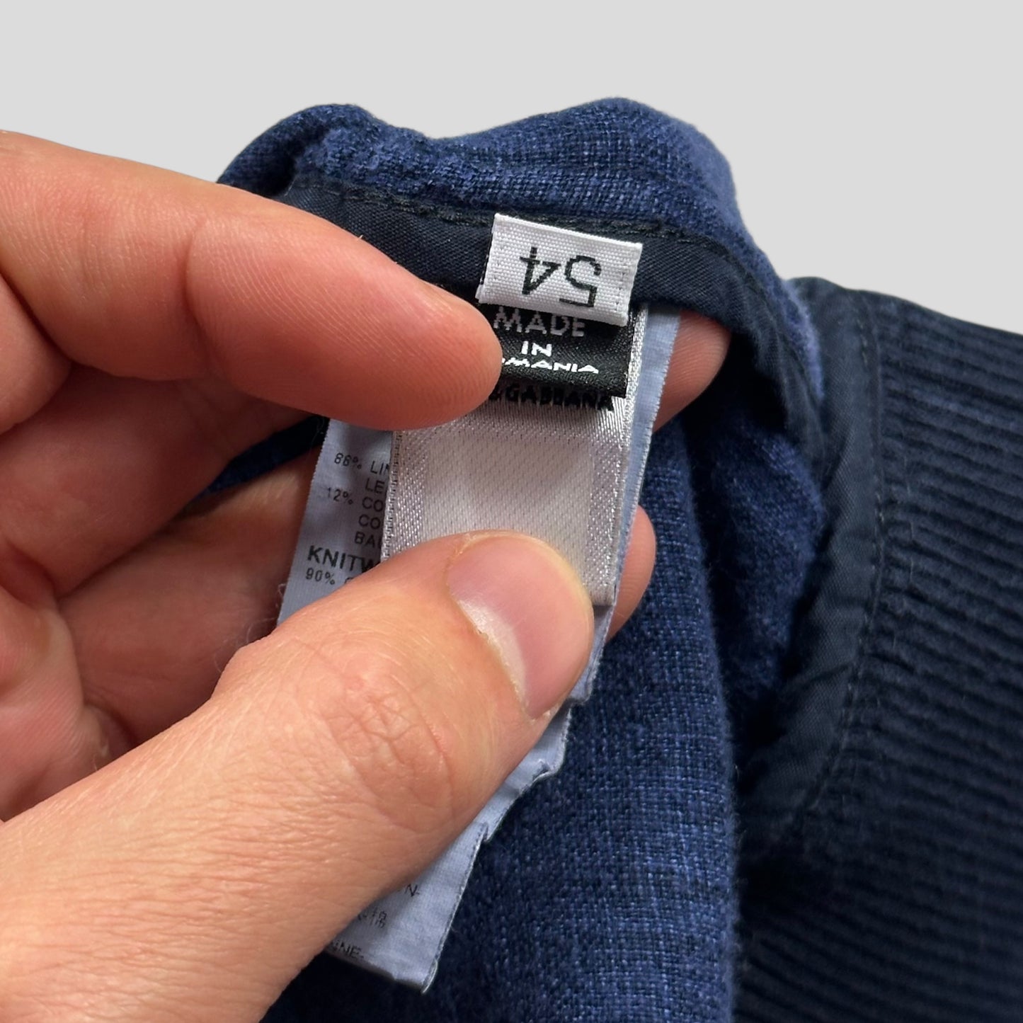 D&G 00’s Flax Multi-Zip Parachute Bomber Jacket - M