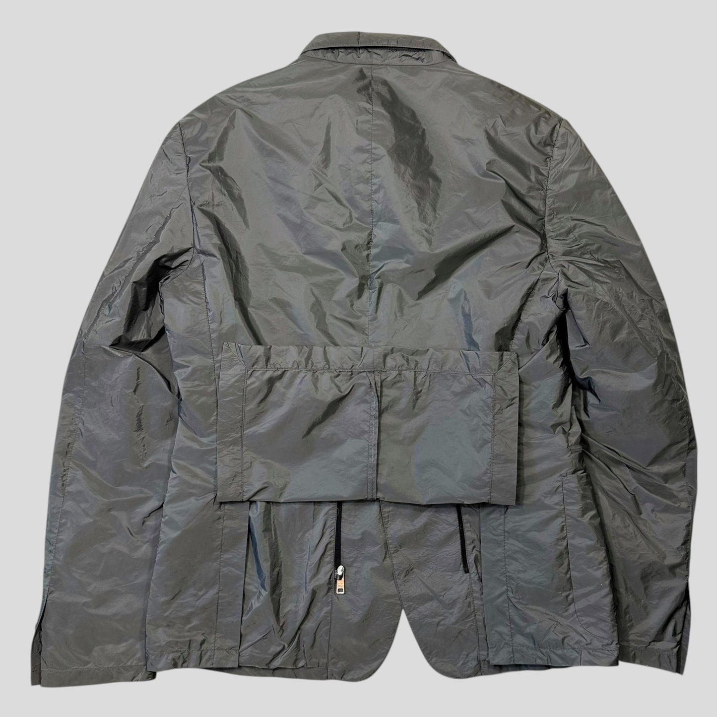 Prada Sport 2014 Nylon PU Shimmer Blazer Jacket - IT54 (L)