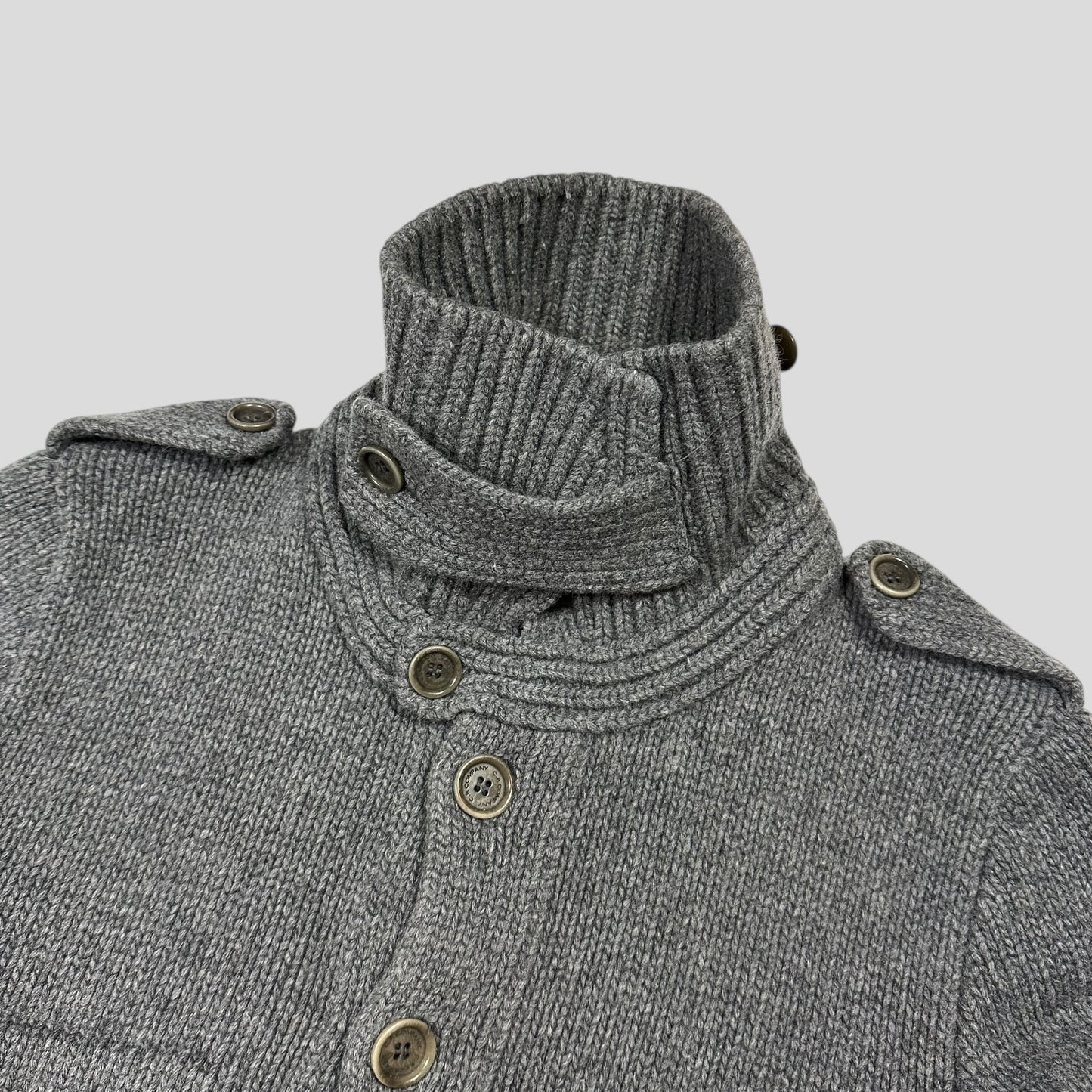 CP Company 00’s Thick Italian Wool Multipocket Cardigan - M