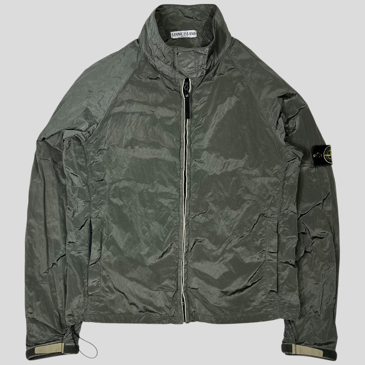 Stone Island SS07 Grey Nylon Metal Windbreaker Jacket - M/L