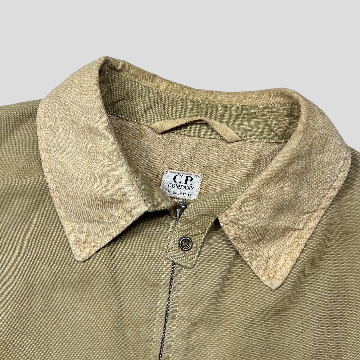 CP Company 2002 Flax Cotton Yellow Boxy Work Jacket - IT54 (L)