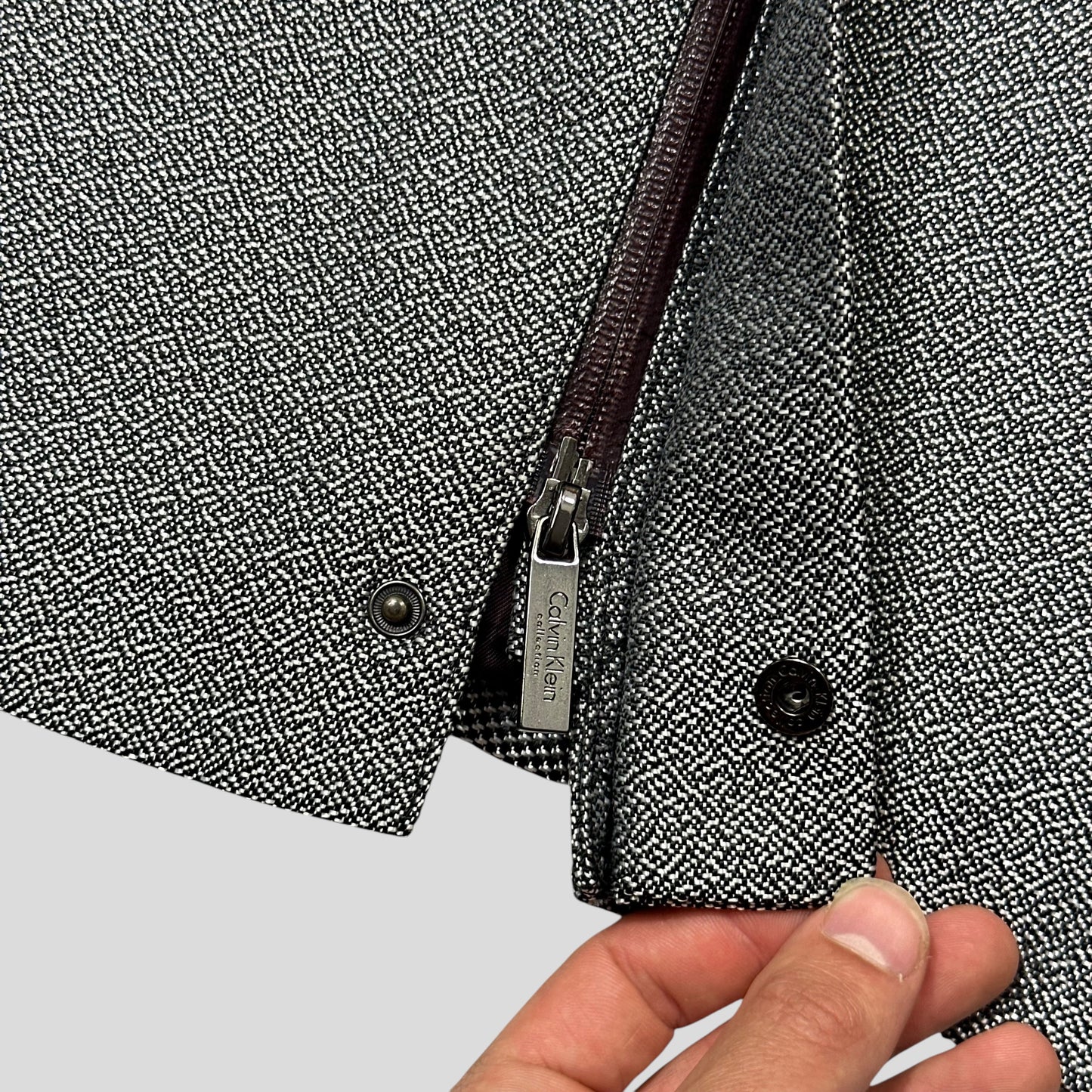Calvin Klein Collection 2013 Runway Static Panelled Blouson Jacket - M