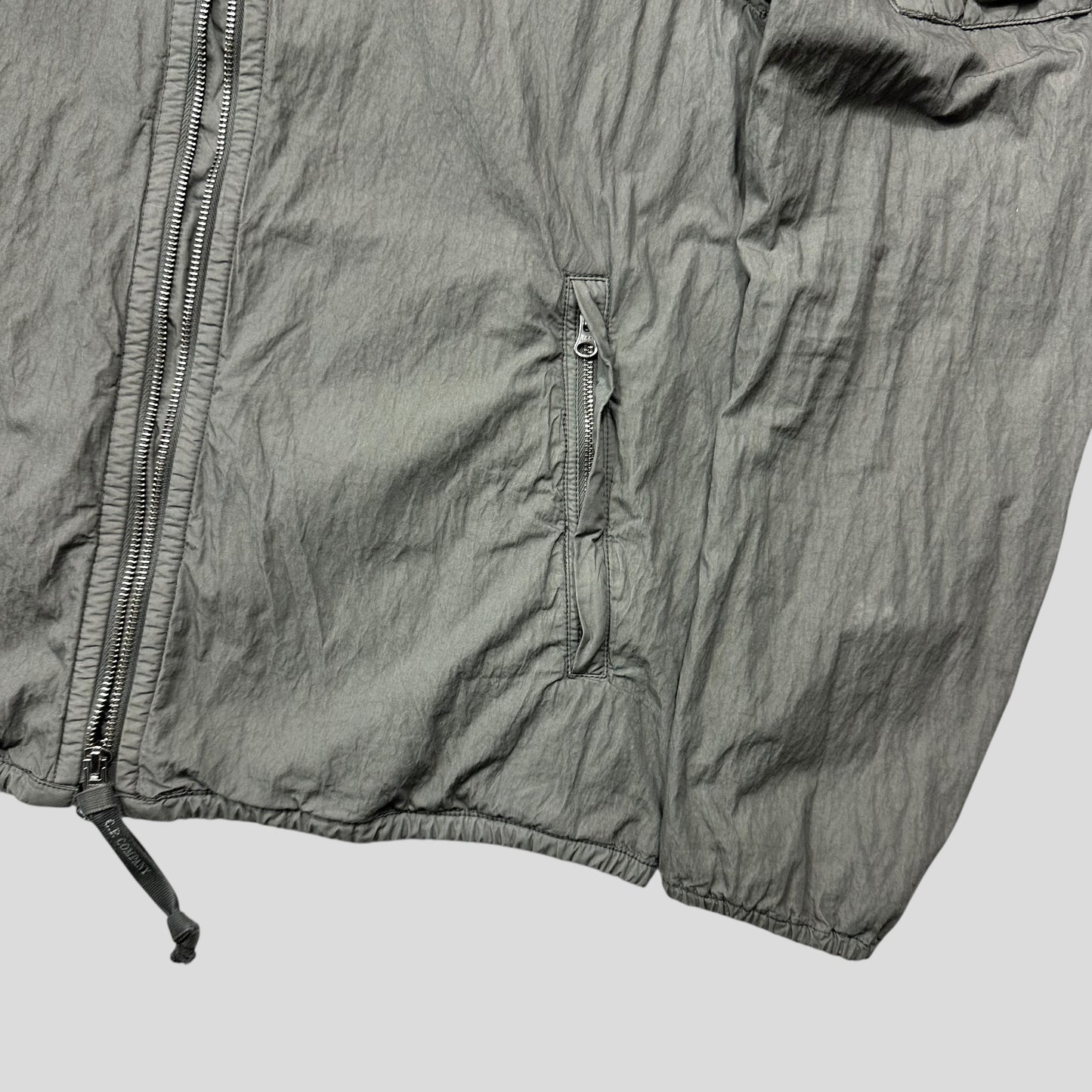 CP Company 00’s Steel Grey Goggle Nylon Shimmer Jacket - IT48 (M)