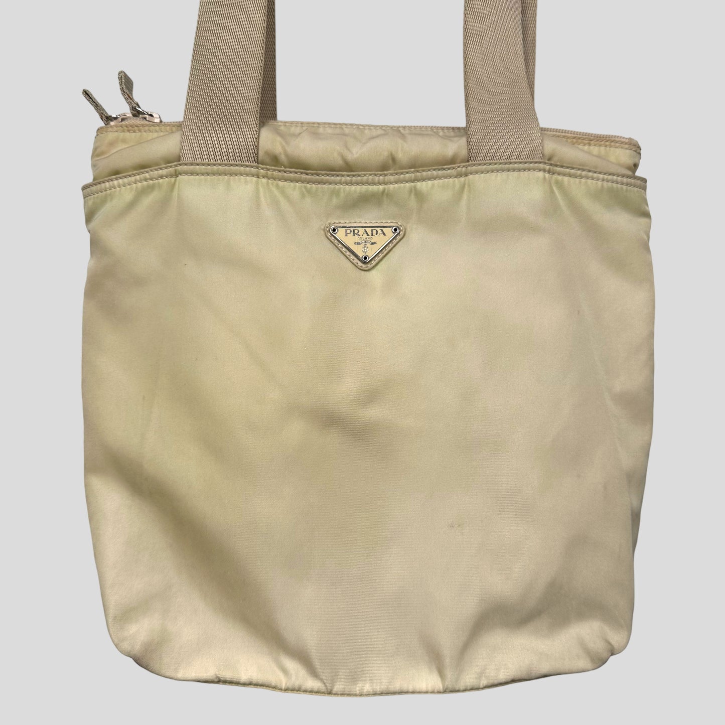 Prada Milano 00’s Nylon Tote Shoulder Bag