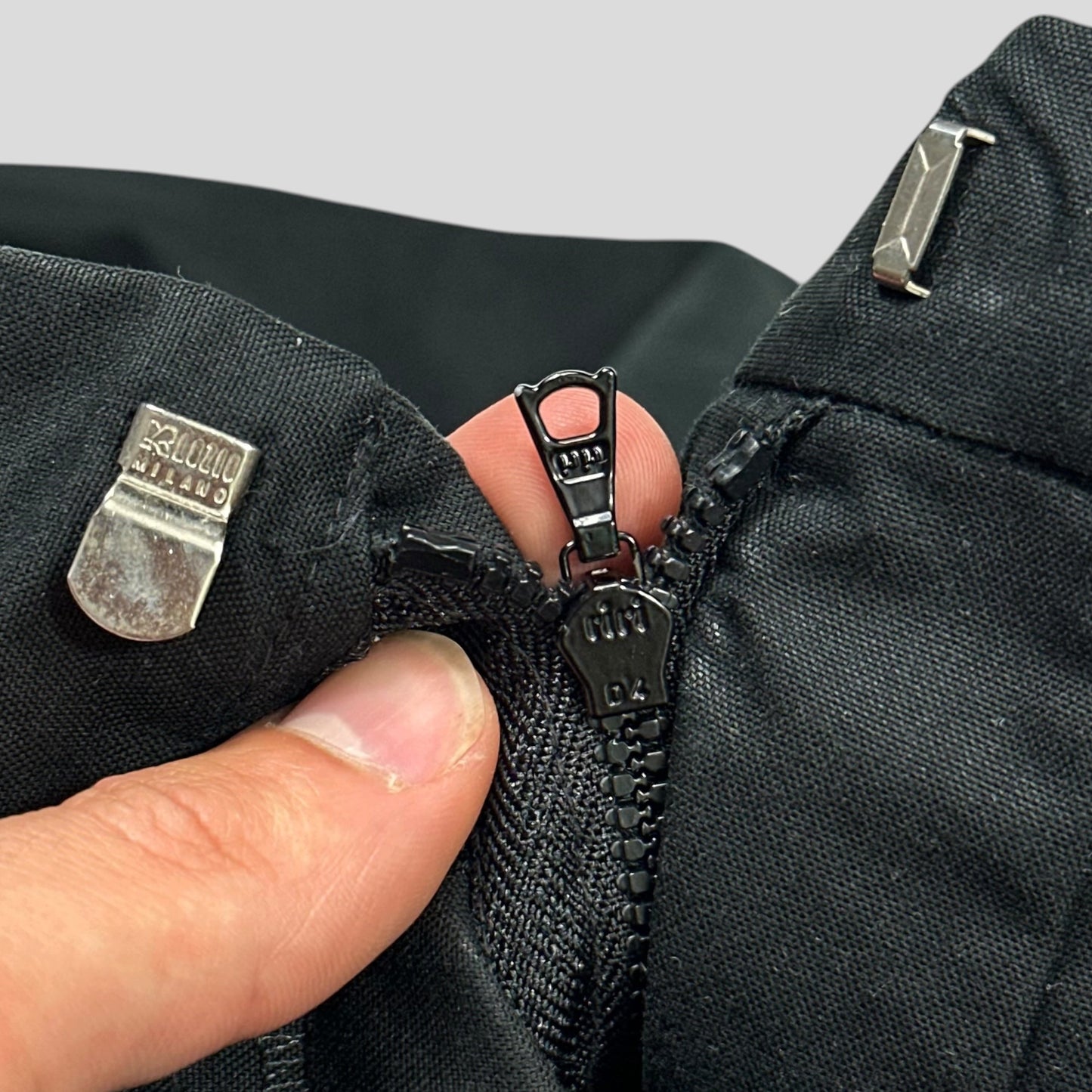 Miu Miu 1999 Modular Hip Pocket Co-nylon Carpenter Trousers - M/L