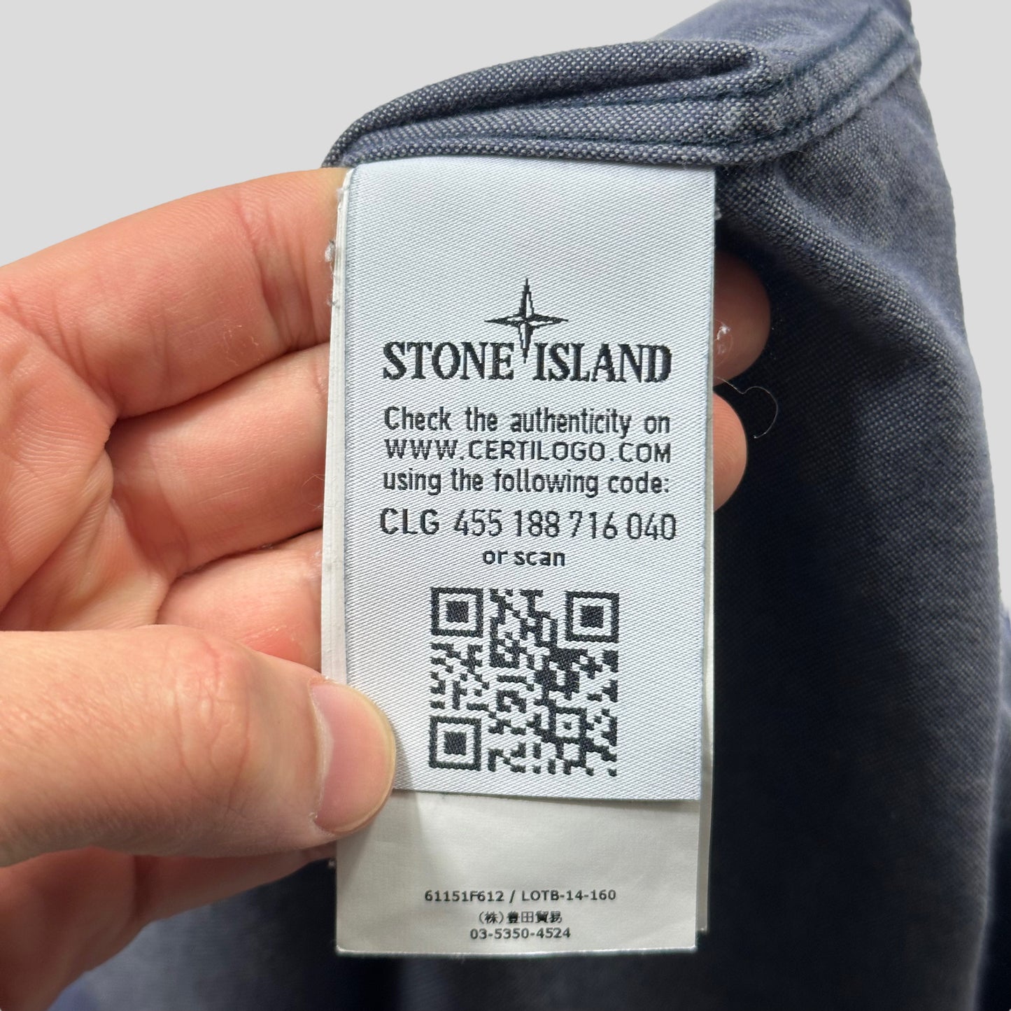 Stone Island Light Cotton Overshirt - S