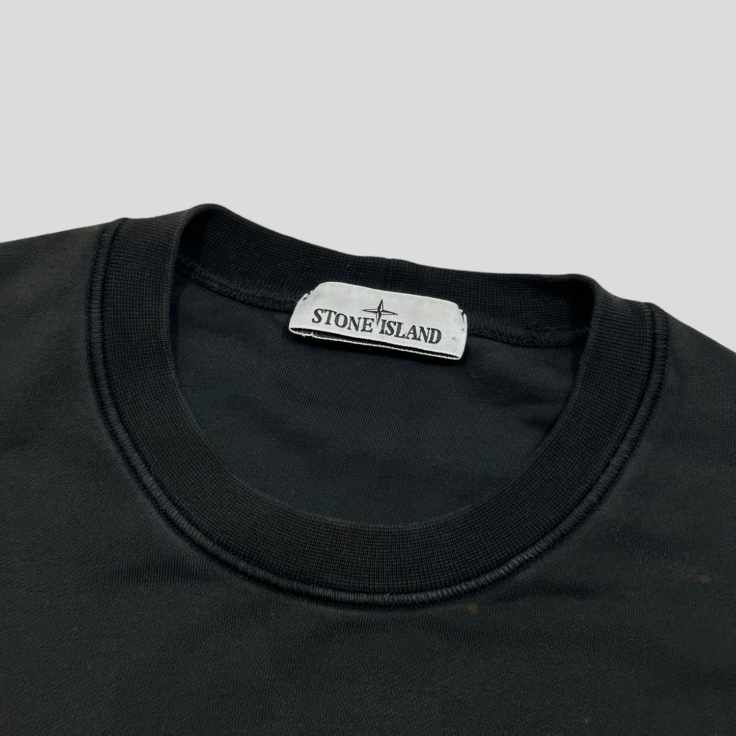 Stone Island Black Crewneck - XL