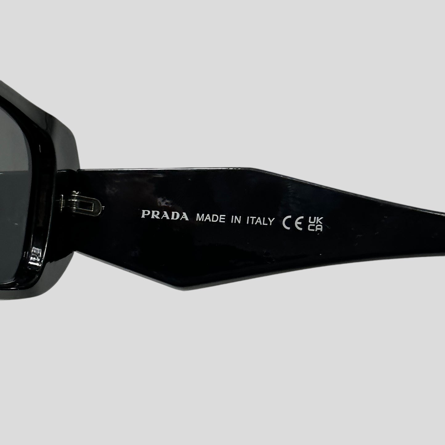 Prada Milano Square Frame Logo Sunglasses