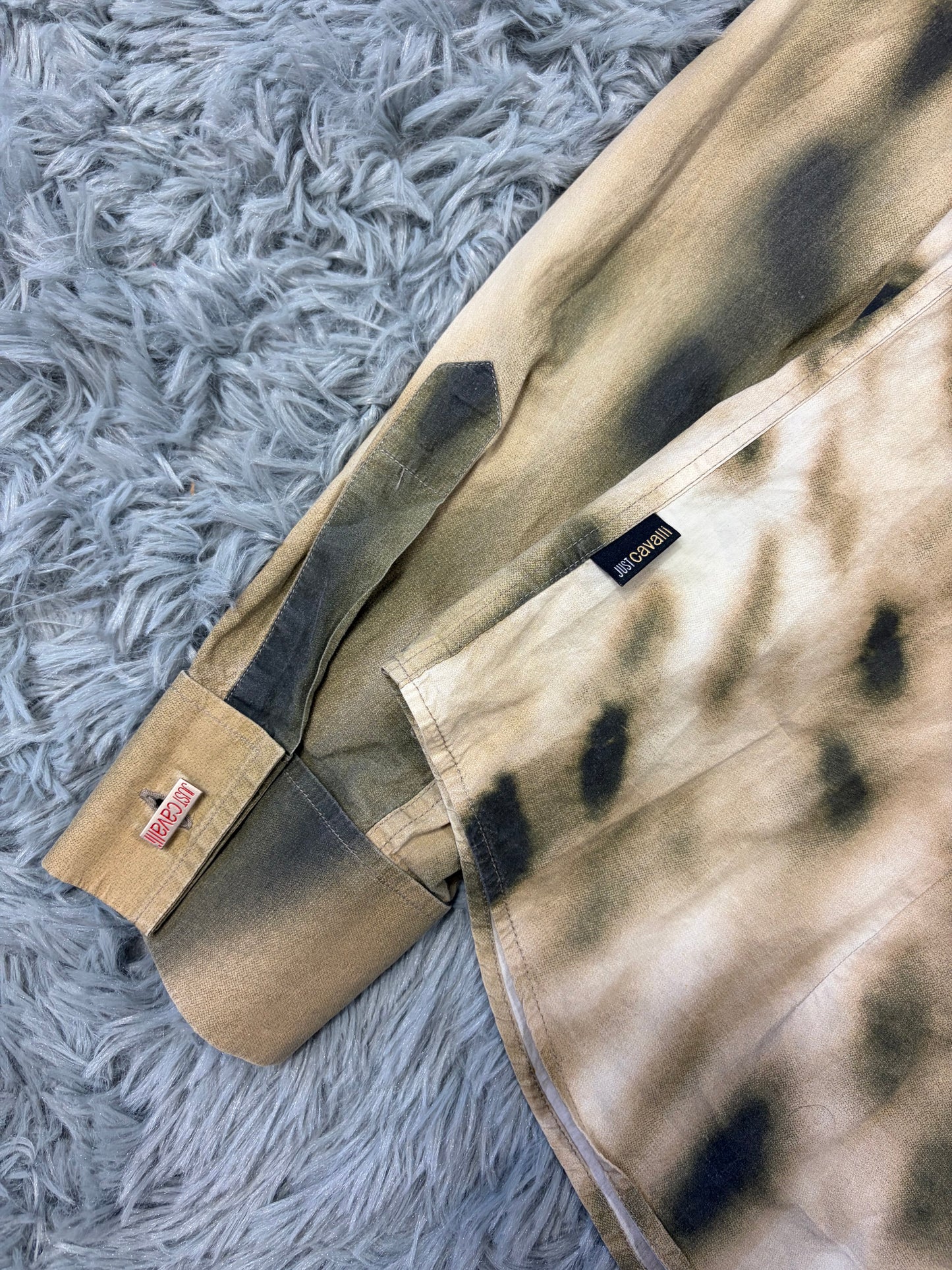 Just Cavalli 00’s Split Gradient Leopard Print Shirt - IT50