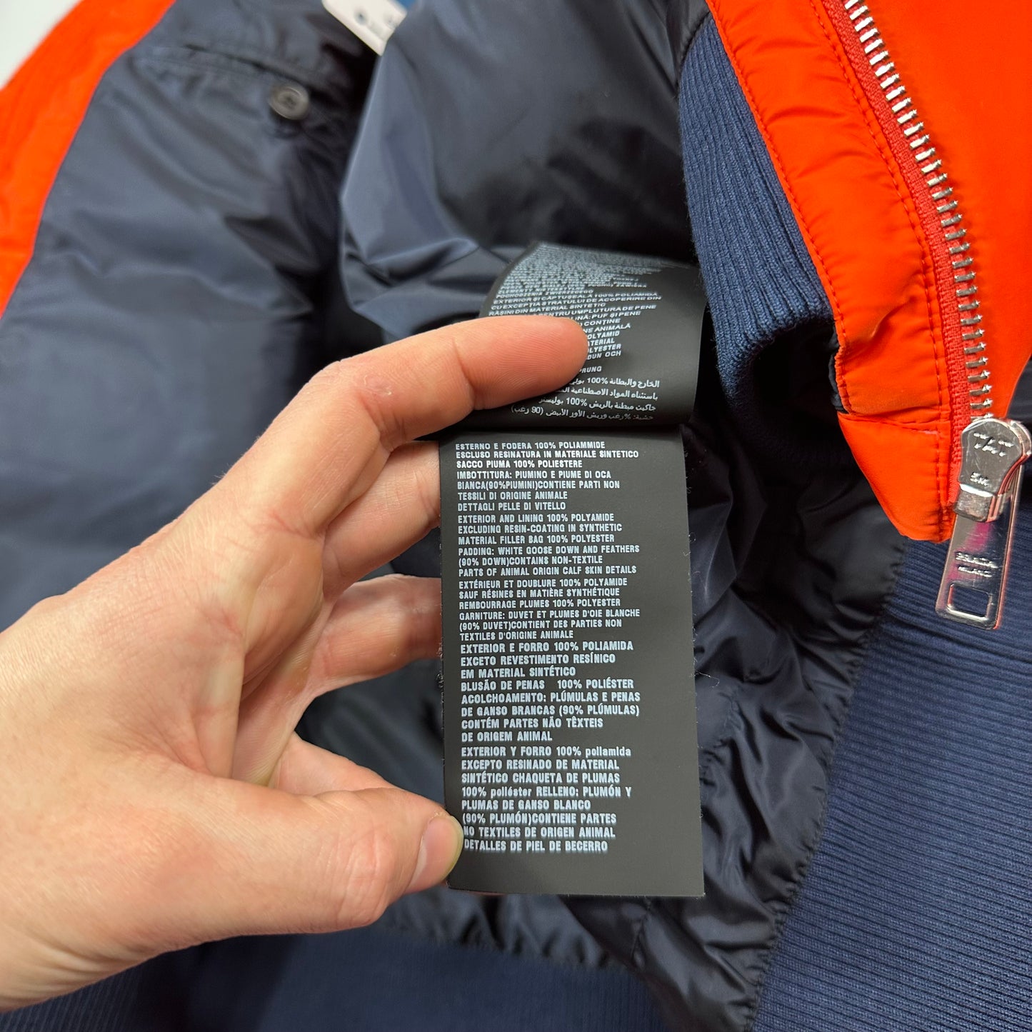 Prada Milano 2020 Orange Nylon Puffer Jacket - IT56 (L/XL)