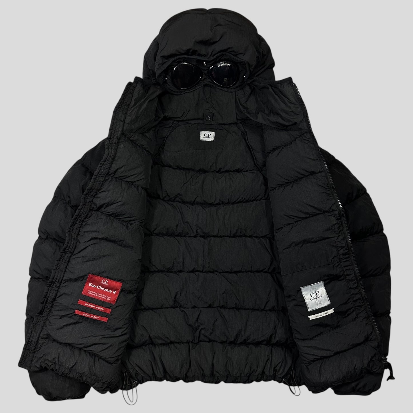 CP Company AW23 ECO-Chrome R Goose Down Goggle Jacket - IT48 (M/L)