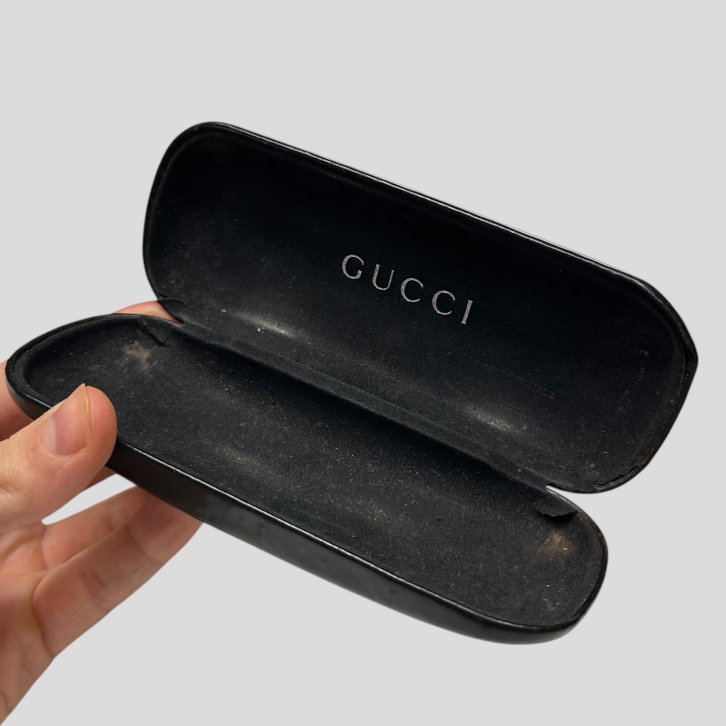 Gucci by Tom Ford 00’s Zebra Print GG Logo Square Sunglasses