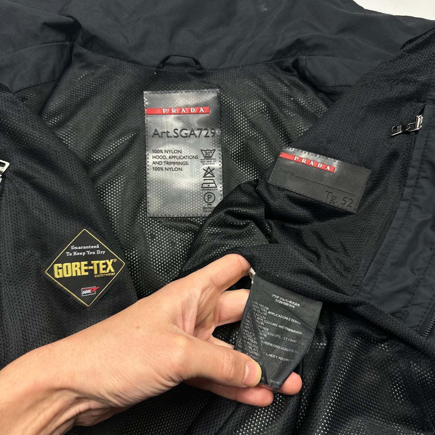 Prada Sport 00’s Active Goretex Over Logo Ski Jacket - IT54 (L/XL)